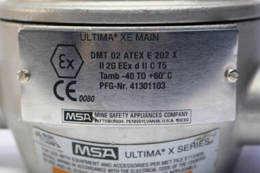 MSA ULTIMA XE MAIN DMT 02 ATE E202X112G GAS MONITOR