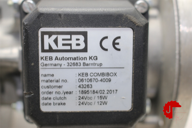 KEB Combibox 06.10.670 Clutch/electric brake