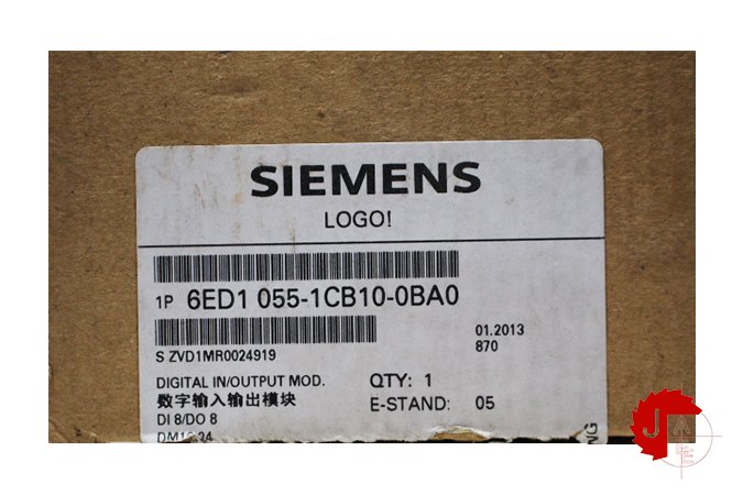 SIEMENS 6ED1 055-1CB10-0BA0 LOGO! DM16 24 expansion module