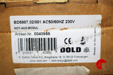 DOLD BD 5987 Emergency stop module