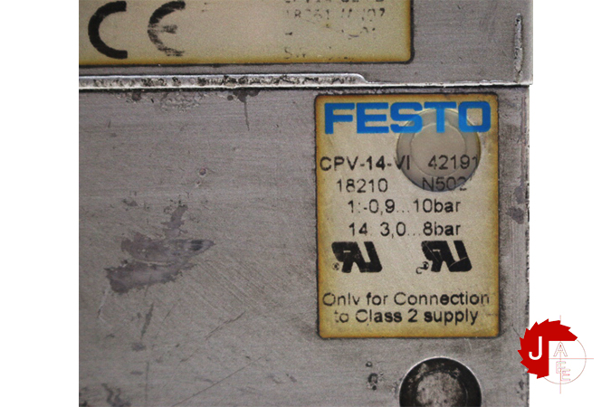 FESTO CPV14-VI Valve terminal WITH 6 VALVES 18210