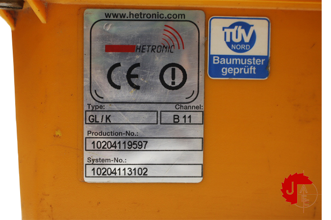 HETRONIC GL/K TRANSMITTER+RECEIVER 10204113102