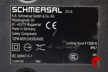 SCHMERSAL TZFW.NEM.CHI3O24VDC Safety Component