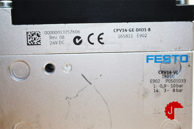 FESTO CPV14-VI Valve terminal WITH 8 VALVES 18220 