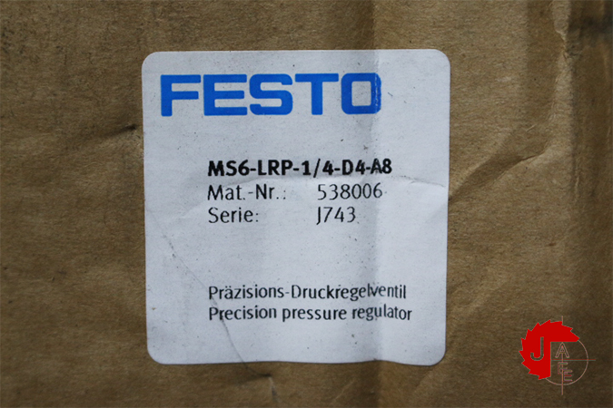 FESTO MS6-LRP-1/4-D4-A8 Precision pressure regulator 538006