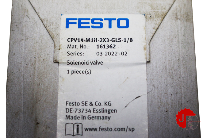 FESTO CPV14-M1H-2X3-GLS-1/8 Air solenoid valve 161362