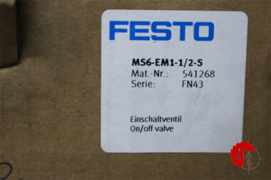 FESTO MS6-EM1-1/2-S Shut off valve 541268