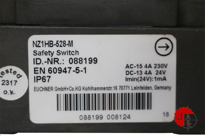 EUCHNER NZ1HB-528-M Safety switch