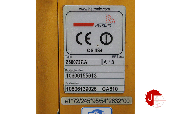 HETRONIC Z501659.A RECEIVER 