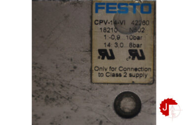 FESTO CPV14-VI Valve terminal WITH 8 VALVES 18210