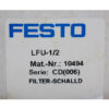 FESTO LFU-1/2 Filter silencer 10494