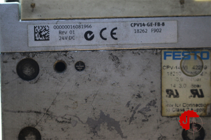 FESTO CPV14-VI Valve terminal WITH 8 VALVES 18210