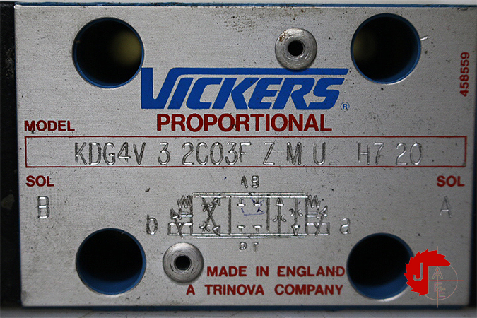 VICKERS KDG4V 3 2C03F Z M U H7 20 Proportional Directional and Throttle Valves