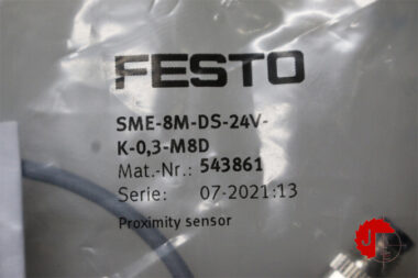 FESTO 543861 Proximity sensor SME-8M-DS-24V-K-0,3-M8D