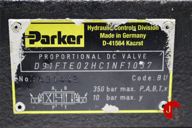 Parker D91FT Proportional Directional Control Valve D91FTE02HC1NF1037