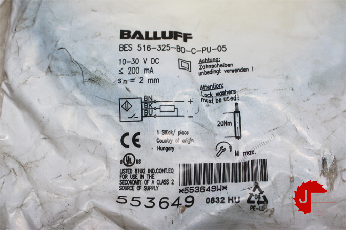 BALLUFF BES 516-325-BO-C-PU-05 Inductive standard sensors BES01C5