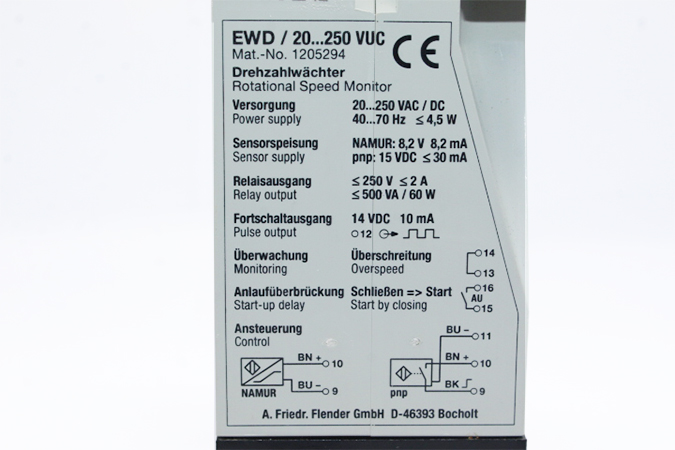 FLENDER EWD/20...250 VUC Speed Monitoring Device