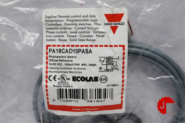 Carlo Gavazzi PA18CAD10PASA Photoelectric Sensors