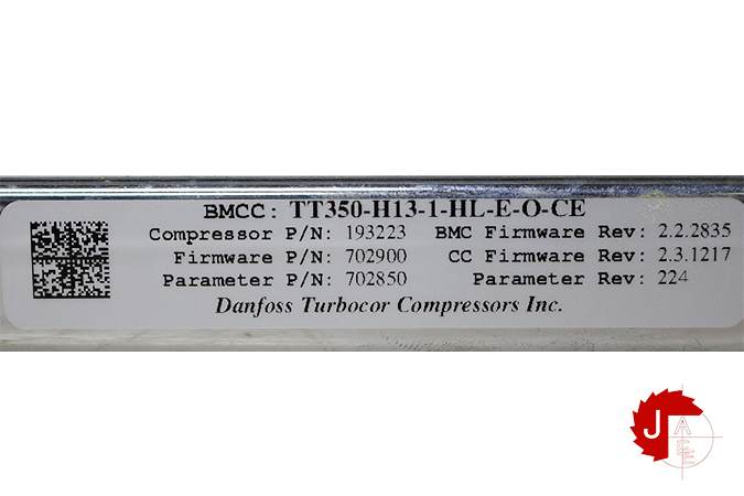 Danfoss BMCC Card For Danfoss Turbocor compressors TT350-H13-1-HL-E-O-CE