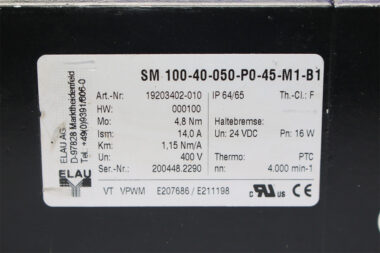 ELAU SM-100-40-050-P0-45-M1-B1 Servo motor