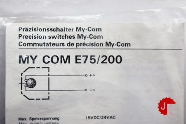 Baumer MY COM E75/200 My-Com precision switches