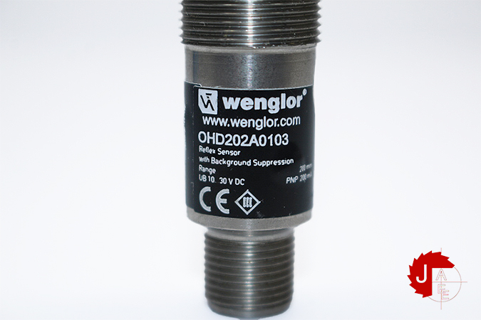 WENGLOR OHD202A0103 Reflex Sensor with Background Suppression