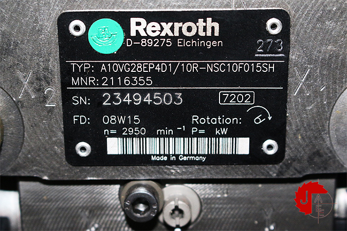 Rexroth A10VG18EZ2M1/10R-NSC16F013SH AXIAL-PISTON PUMP R902049807