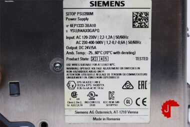 SIEMENS 6EP1333-3BA10 Power supply