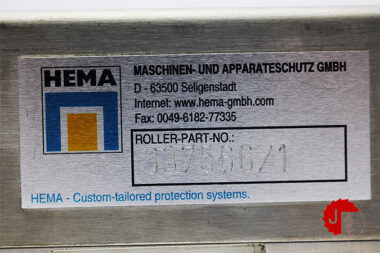 HEMA MASCHINEN-UND APPARATESCHUTZ GMBH 337566/1