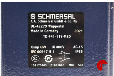 SCHMERSAL TD 441-11Y-M20 POSITION SWITCH 101170463