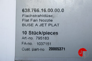 LECHLER 638.766.16.00.00.0 Flat Fan Nozzle