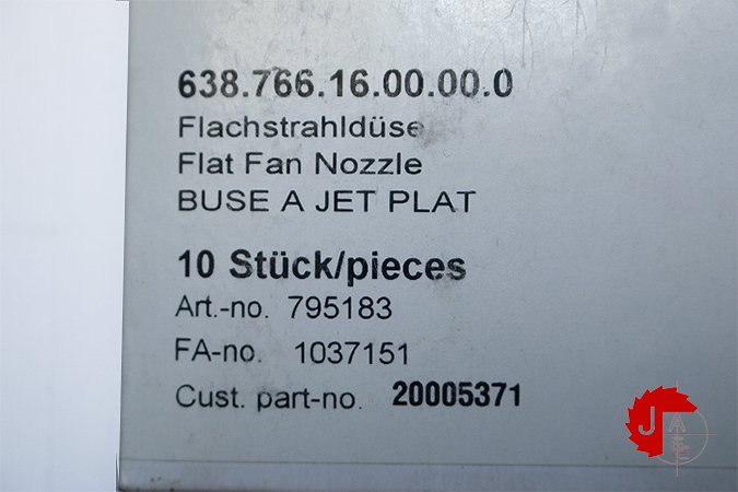 LECHLER 660.604.16 Flat Fan Nozzle