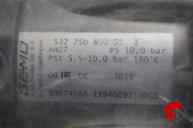 GEMU 532 25D 890 51 1 Pneumatically operated globe valve