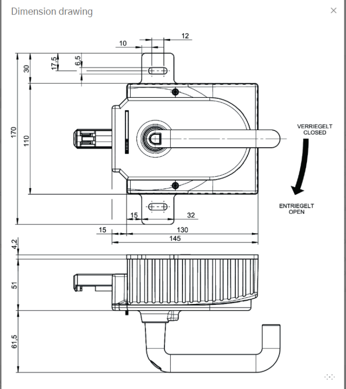 EUCHNER MGB-H-AA1A2-R-106049 Handle module  - Image 4