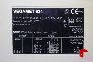 VEGAMET 624 Controller and display instrument for level sensors