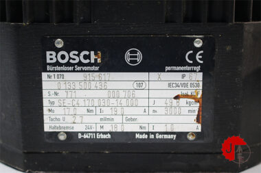 Rexroth BOSCH SE-C4.170.030-14.000 Brushless Permanent Magnet Motor 1070915617