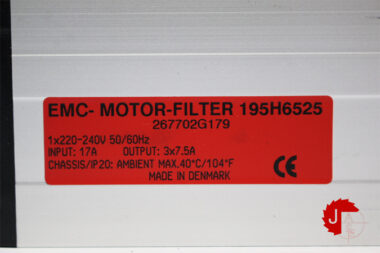 DANFUSS EMC Motor Filter 195H6525