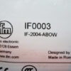 IFM electronic IF-2004-ABOW Inductive sensor IF0003