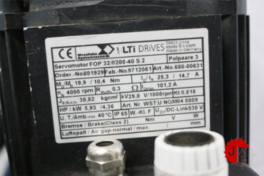 Lti DRiVES FOP32-0200-40--S2 STROMAG NFH 2,5-H2/BA