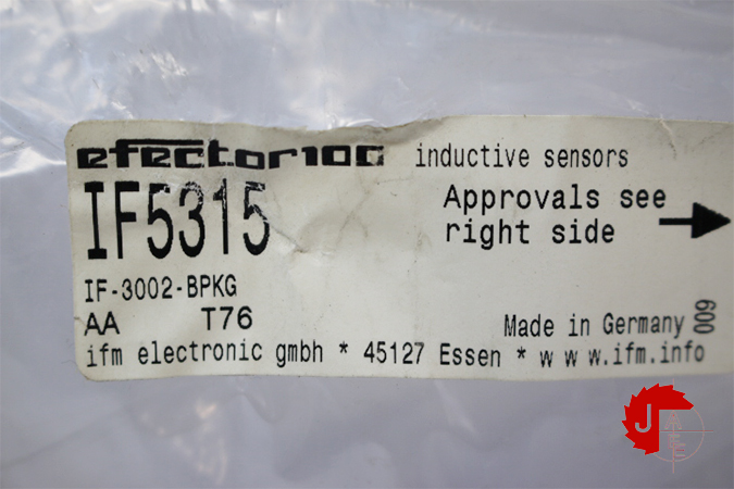 IFM electronic IF-3002-BPKG Inductive sensor IF5315