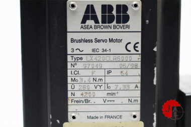 ABB LX420CLR6000 Brushless Servo Motor