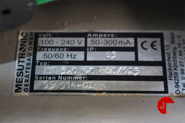 MESUTR NIC MN 5.0 CH 400/125 Metal Detector