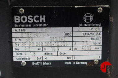 BOSCH SE-B2.040.060-10.000 Brushless Servo Motor