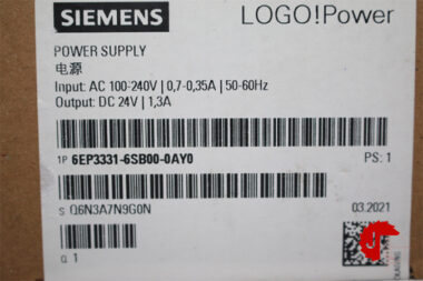 SIEMENS 6EP3331-6SB00-0AY0 LOGO!Power 24 V / 1.3 A stabilized power supply