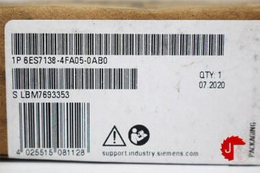 SIEMENS 6ES7 138-4FA05-0AB0 SIMATIC DP, Electronics module f. ET200S