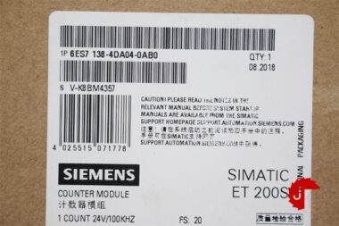 SIEMENS 6ES7 138-4DA04-0AB0 SIMATIC DP, Electronics module for ET 200S