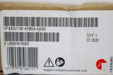 SIEMENS 6ES7 138-4FB04-0AB0 SIMATIC DP, Electronics module for ET 200S