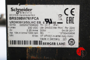 Schneider BRS39BW761FCA 3-phase stepper motor