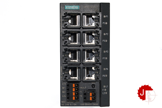 SIEMENS 6GK5108-0BA00-2AA3 CALANCE X108, Unmanaged IE switch, 8x 10/100  Mbit/s RJ45 ports - Jordan Anwar Est.