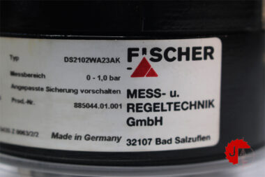 FISCHER DS2102WA23AK DIFFERENTIAL PRESSURE